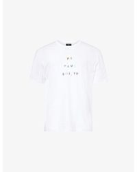 Paul Smith - Stitch Stripe Regular-Fit Cotton T-Shirt - Lyst