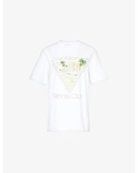 Casablancabrand - Maison De Reve Organic Cotton-jersey T-shirt - Lyst
