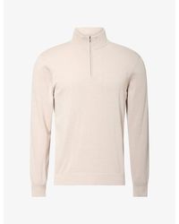 Arne - Half-Zip Cotton Knit Jumper - Lyst