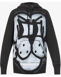 Givenchy - Dog-graphic Relaxed-fit Cotton-jersey Hoody - Lyst