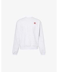 The North Face - Redbox Logo-Patch Cotton-Blend Sweatshirt - Lyst