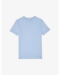 Reiss - Bless Crewneck Cotton-Jersey T-Shirt - Lyst