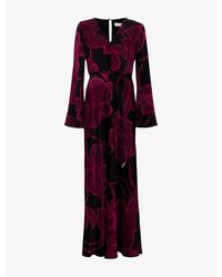 Phase Eight - Rhea Floral-Print Woven Maxi Dress - Lyst