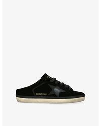 Golden Goose - Super-Star Sabot Velvet Trainers - Lyst