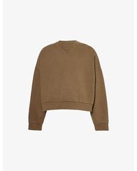 Entire studios - Box Crew-Neck Relaxed-Fit Cotton-Jersey Sweatshirt - Lyst