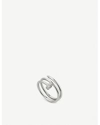 Cartier - Juste Un Clou 18Ct- And 0.08Ct Brilliant-Cut Diamond Ring - Lyst