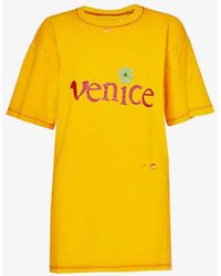 ERL - Venice Graphic-print Crewneck Cotton-jersey T-shirt - Lyst