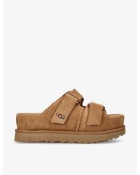 UGG - Goldenstar Double-Strap Suede Sandals - Lyst