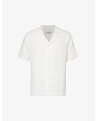 Orlebar Brown - Maitan Short-sleeve Linen Shirt - Lyst
