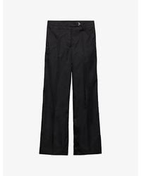 Prada - Triangle-Logo Straight-Leg Re-Nylon Trousers - Lyst