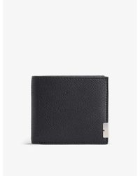 Burberry - B Cut Leather Bifold Wallet - Lyst