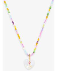 Anni Lu - Hearty Eldorado 18ct Yellow Gold-plated Brass Beaded Necklace - Lyst