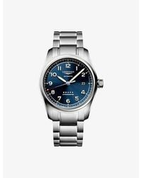 Longines - L3.810.4.93.6 Spirit Stainless-Steel Automatic Watch - Lyst