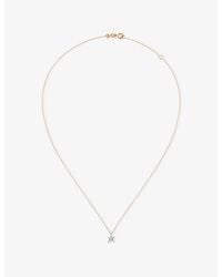 Kismet by Milka - Starstruck Mini Metal And 0.05Ct Diamond Pendant Necklace - Lyst