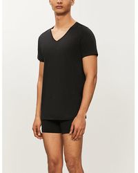 Hanro - Cotton Superior Cotton-Blend T-Shirt Xxl - Lyst
