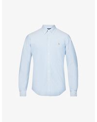 Polo Ralph Lauren - Long-Sleeved Button-Down Custom-Fit Cotton Oxford Shirt - Lyst