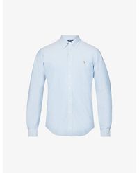 Polo Ralph Lauren - Long-Sleeved Button-Down Custom-Fit Cotton Oxford Shirt - Lyst