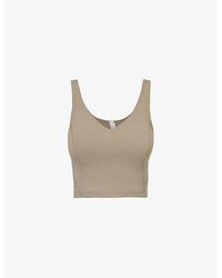 lululemon - Align Cropped Stretch-woven Top - Lyst