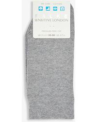 FALKE - Sensitive London Ankle-rise Stretch-cotton Socks - Lyst