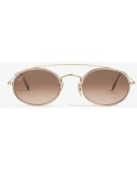 Ray-Ban - Rb3847n Oval-frame Sunglasses - Lyst
