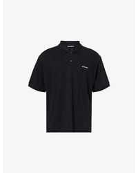 Cole Buxton - Mini Logo Short-Sleeves Stretch-Cotton Piqué Polo Shirt - Lyst