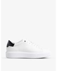 Ted Baker - Lornea Magnolia-detail Leather Trainers - Lyst