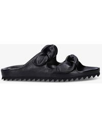Officine Creative - Pelagie Two-strap Leather Sandals - Lyst
