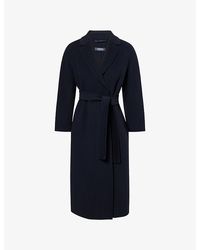 Max Mara - Belted Mid-Length Wool Coat - Lyst