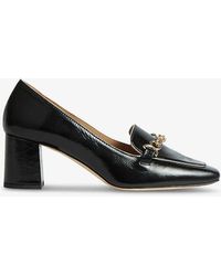 LK Bennett - Johanna Snaffle-embellished Patent-leather Court Shoes - Lyst