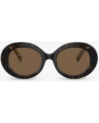 Dolce & Gabbana - Dg4448 Oval-frame Acetate Sunglasses - Lyst