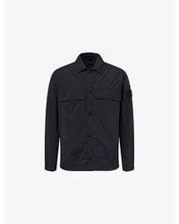Stone Island - Ghost Smerigliato Compass-Badge Woven Jacket - Lyst
