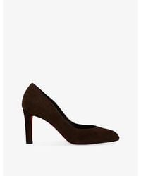 Christian Louboutin - Fannylove 85 Suede Pumps - Lyst