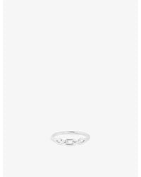 Astrid & Miyu - Link Hardware-Plated Sterling- Ring - Lyst