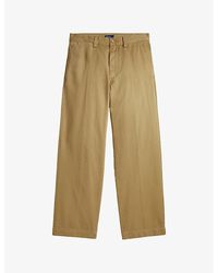Polo Ralph Lauren - Straight-Leg Mid-Rise Cotton Trousers - Lyst