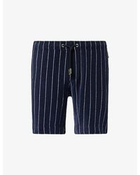 Orlebar Brown - Trevone Striped Cotton Towelling Shorts - Lyst