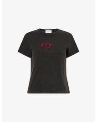 COACH - X Brain Dead Logo 90S' Fit Cotton-Jersey T-Shirt - Lyst