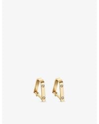 Cartier - Love 18Ct Cufflinks - Lyst