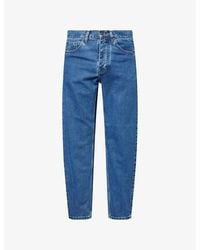 Carhartt - Newel Tapered-Leg Mid-Rise Denim Jeans - Lyst