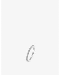 Messika - Joy 18Ct And 0.40Ct Diamond Wedding Ring - Lyst