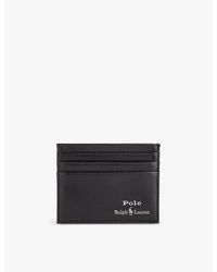 Polo Ralph Lauren - Foil-logo Leather Card Holder - Lyst