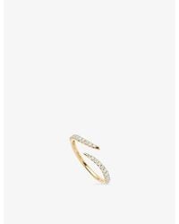 Missoma - Fine Open Claw 9Ct And 0.31Ct Diamond Ring - Lyst