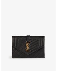 Saint Laurent 'Monogram' Quilted Leather French Wallet