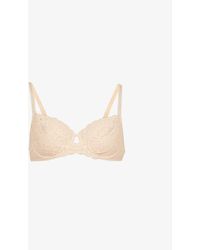 Wacoal - Raffiné Floral-embroidered Stretch-lace Bra - Lyst