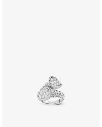 Boucheron - Serpent Bohème Toi Et Moi 18Ct- And Diamond Ring - Lyst
