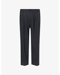 Obey - Foster Double-Pleated Woven Trousers - Lyst