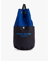 Stone Island - 914D Marina Convertible Cotton-Canvas Duffle Bag - Lyst