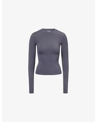 ADANOLA - Ultimate Long-Sleeved Stretch-Woven Top - Lyst