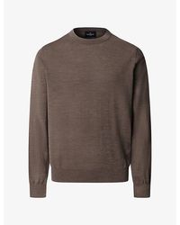Hackett - Crewneck Regular-Fit Merino-Wool Jumper - Lyst