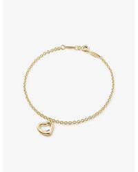 Tiffany & Co. - Elsa Peretti® Open Heart 18ct Gold Bracelet - Lyst