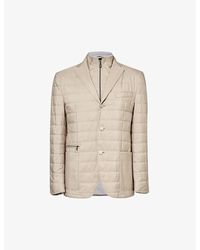 Corneliani - Single-breasted Quilted Woven Blazer - Lyst